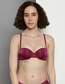 Calvin Klein Underwear Solid Plunge Neck Bra