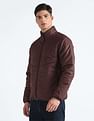 Flying Machine Reversible Solid Quilted Jacket