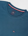 Arrow Sports Solid Crew Neck Cotton T-Shirt