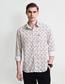 Arrow Sport Slim Fit Geometric Print Shirt