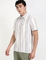 Tommy Hilfiger Kids Crisp White Vertical-Striped Shirt