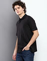 Calvin Klein Embossed Sleeve Hem Organic Cotton Polo Shirt