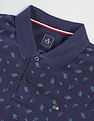 Arrow Sports Tropical Print Mercerized Polo Shirt