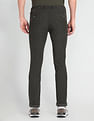 Arrow Sports Solid Dobby Trousers
