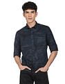 Flying Machine Twill Weave Camouflage Print Shirt