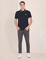 U.S. Polo Assn. Pure Cotton Solid Polo Shirt