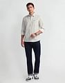 Arrow Sports Oxford Geometric Print Shirt