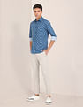 U.S. Polo Assn. Spread Collar Printed Casual Shirt