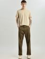 Calvin Klein Jeans Straight-Fit Solid Mid Rise Trousers