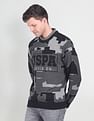 U.S. Polo Assn. Denim Co. Crew Neck Brand Patterned Sweater