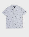 Tommy Hilfiger Kids Boys Printed Regular Fit Cotton Polo T-Shirt