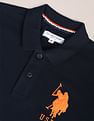U.S. Polo Assn. Rear Appliqued Slim Polo Shirt