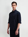 Arrow Sport Tailored Fit Solid Shirt