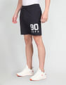 U.S. Polo Assn. Denim Co. Mid Rise Drawstring Waist Solid Knit Shorts