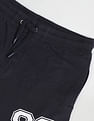 U.S. Polo Assn. Denim Co. Mid Rise Drawstring Waist Solid Knit Shorts