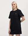 Tommy Hilfiger Tweed Co-Mix Short Shift Dress