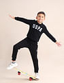 U.S. Polo Assn. Kids Boys Brand Printed Regular Fit Sweatshirt