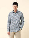 U.S. Polo Assn. All Over Printed Tailored Fit Shirt