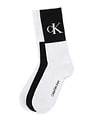 Calvin Klein Men Assorted Ribbed Top Mid-Calf Length Socks - Pack Of 3