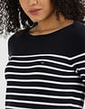 Tommy Hilfiger Boat Neck Horizontal Stripe Sweater