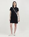 Tommy Hilfiger Solid Logo Polo Dress