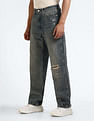 Flying Machine High Rise Loose Fit Jeans