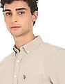 U.S. Polo Assn. Tailored Regular Fit Linen Casual Shirt