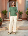 U.S. Polo Assn. Women Pintucked Regular Fit Top