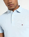 Tommy Hilfiger Solid Slim-Fit Cotton Polo Shirt
