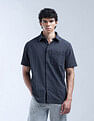 Flying Machine Vertical Striped Regular Fit Digitopia Shirt