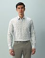 Arrow Slim Fit Dobby Printed Shirt