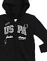 U.S. Polo Assn. Kids Long Sleeve Brand Print Sweatshirt
