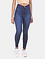 Flying Machine Women Twiggy Super Skinny Fit Whiskered Jeans