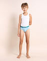 USPA Innerwear Boys Cotton Spandex Solid Briefs - Pack Of 5