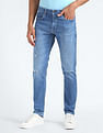 Flying Machine Slash Slim Tapered Mid Rise Jeans