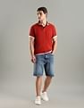 Tommy Hilfiger Solid Regular-Fit Cotton Polo T-Shirt