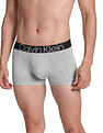Calvin Klein Underwear Men Grey Contrast Waist Heathered Trunks