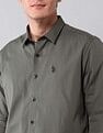 U.S. Polo Assn. Denim Co. Pure Cotton Regular Fit Dobby Shirt