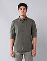 U.S. Polo Assn. Denim Co. Pure Cotton Regular Fit Dobby Shirt