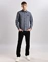 Calvin Klein Jeans Solid Slim Fit Plain Woven Shirt