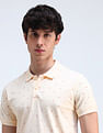 Flying Machine Printed Regular Fit Polo Shirt