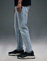 Flying Machine Slash Slim Tapered Fit Jeans