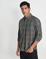Arrow Sports Tartan Check Cotton Casual Shirt