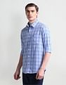 Arrow Sport Manhattan Slim Fit Gingham Check Shirt