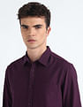 Flying Machine Cotton Dobby Slim Shirt