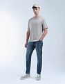Flying Machine Slash Slim Tapered Fit Flex Knit Max Jeans