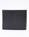 Calvin Klein Logo Black Leather Bi-Fold Wallet