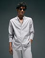 Flying Machine Vertical Striped Regular Fit Shirt