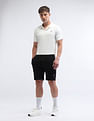 USPA Active Solid Slim Fit Shorts
