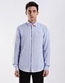 Calvin Klein Jeans Textured Slim Fit Plain Woven Shirt